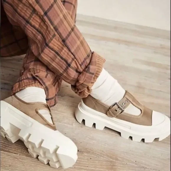 Free People Jeffrey Campbell Marley Mary Jane Platforms size 7.5 - Picture 2 of 13